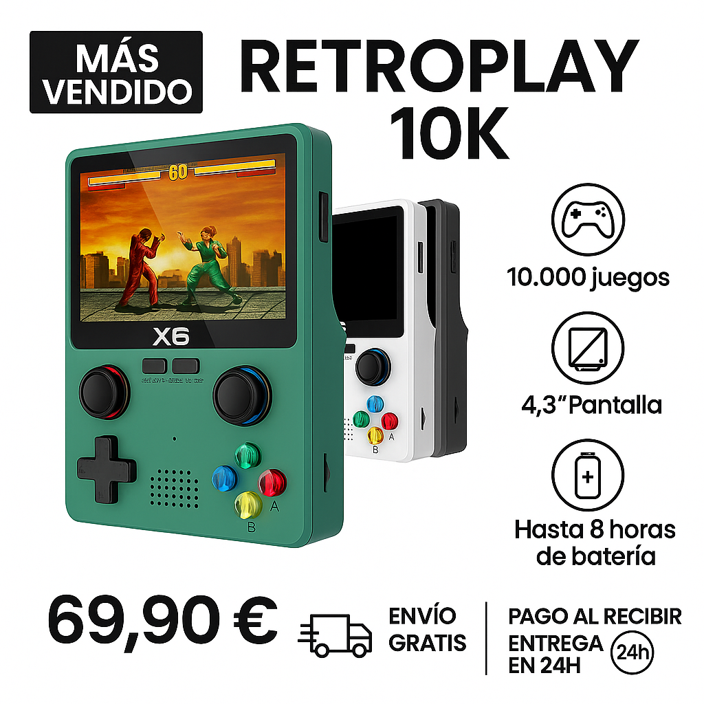 RetroPlay 10K - Más de 10.000 Juegos
