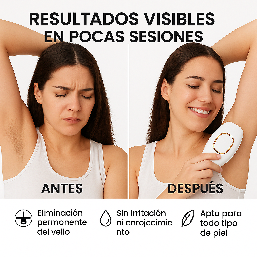 Depiladora SkinLuz + Regalo Exclusivo - ¡Elimina El Vello En Casa Para Siempre!