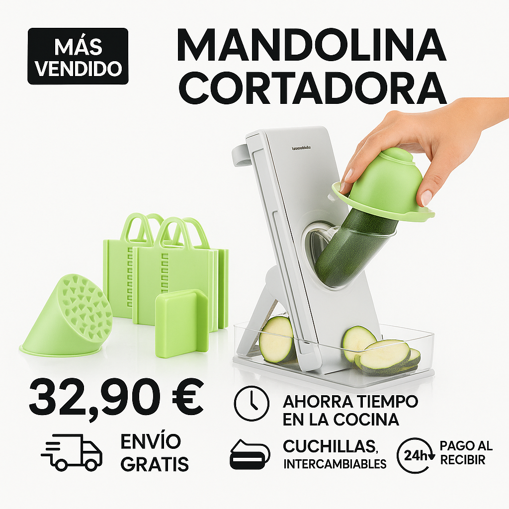 Súper Cortador de Cocina 5 en 1 - ChefCorte™ | (LIQUIDACIÓN TOTAL - ¡Llévate la tuya con 70% OFF!)