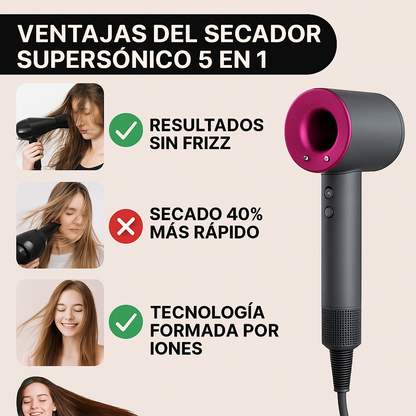 TurboSecador 5x1 - Revoluciona tu Rotina de Cabello