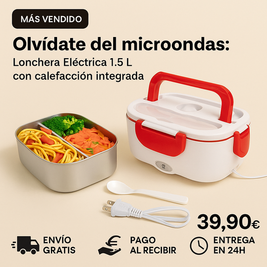 LunchBox Caliente 1.5L - Tu Comida Siempre Lista Donde Quieras