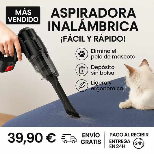 AspiraMax 2.0 - Potencia y praticidad para limpiar todo. ¡50% DESCUENTO!