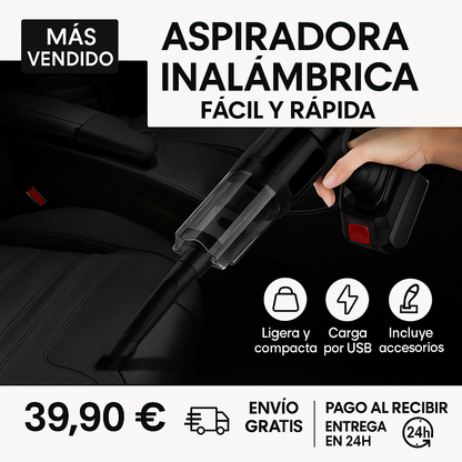 AspiraMax 2.0 - Potencia y praticidad para limpiar todo. ¡50% DESCUENTO!