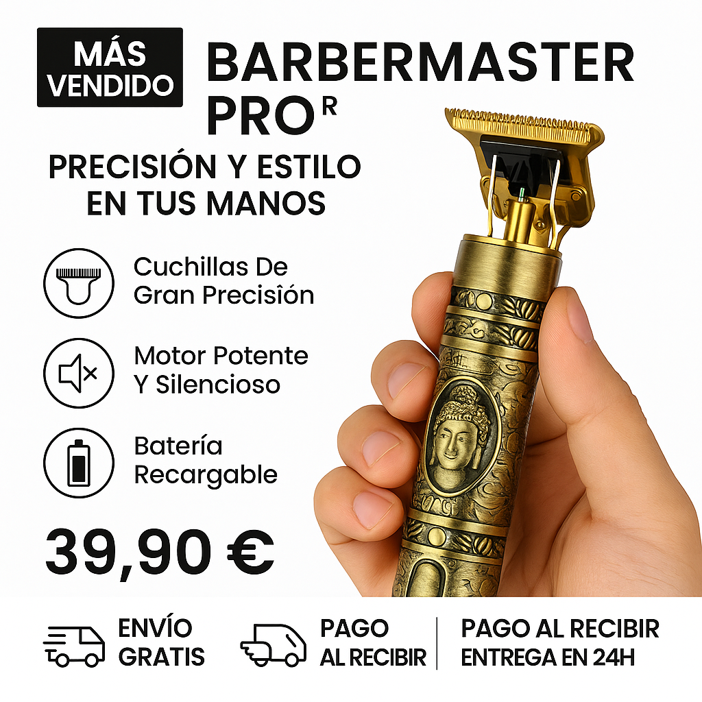 BarberMaster Pro® Precisión Y Estilo En Tus Manos 40% + REGALO!