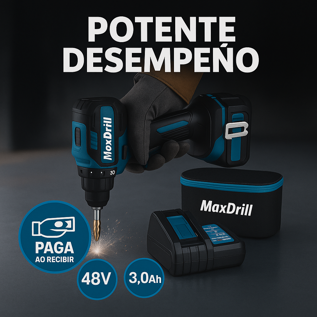 MaxDrill Kit 2 Baterías