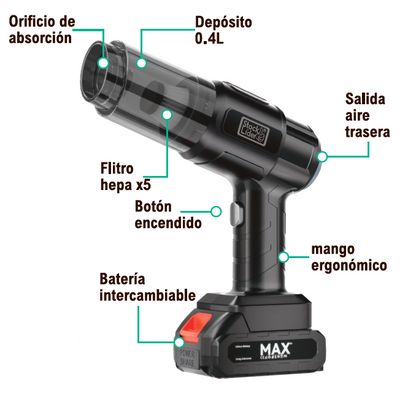 AspiraMax 2.0 - Potencia y praticidad